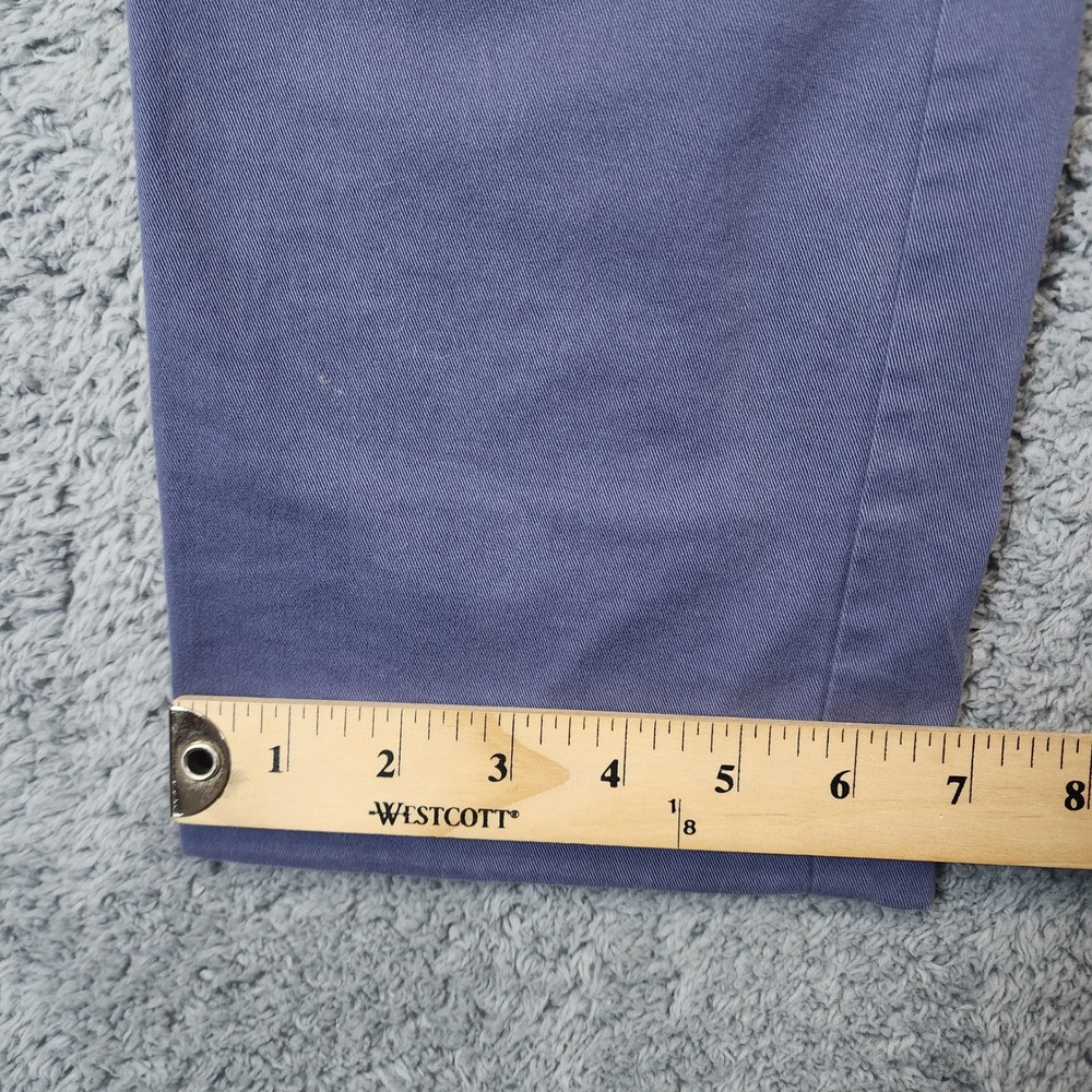 J Crew 770 Straight Pants Mens 30x32 Chinos Blue Stretch Cotton Casual Minimal - Picture 9 of 10